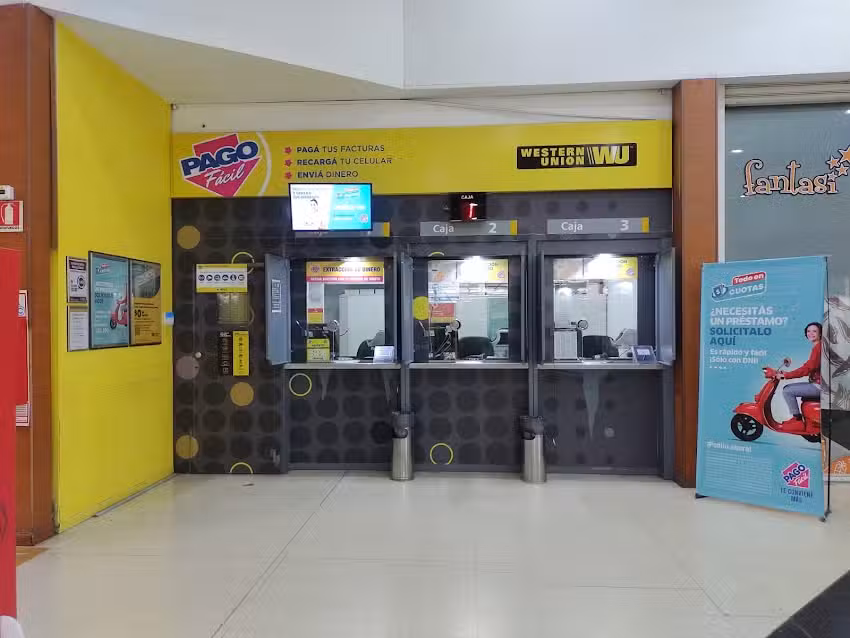 Western Union Pago F&aacute;cil &ndash; Centro de Servicios