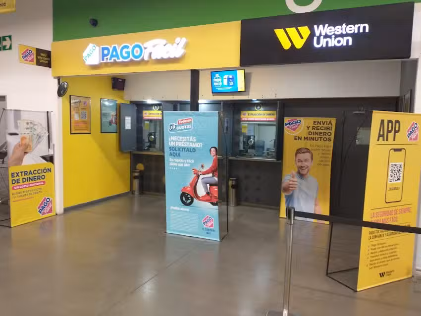 Western Union Pago F&aacute;cil &ndash; Centro de Servicios