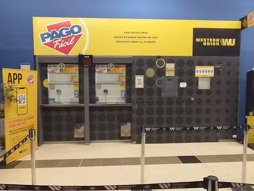 Western Union Pago F&aacute;cil &ndash; Centro de Servicios