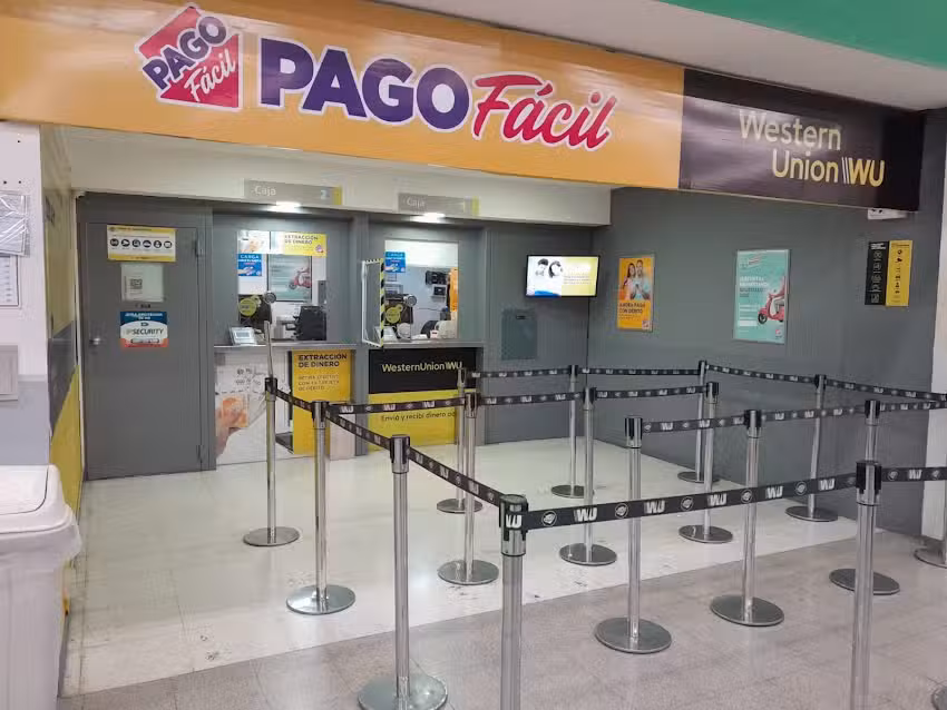 Western Union Pago F&aacute;cil &ndash; Centro de Servicios